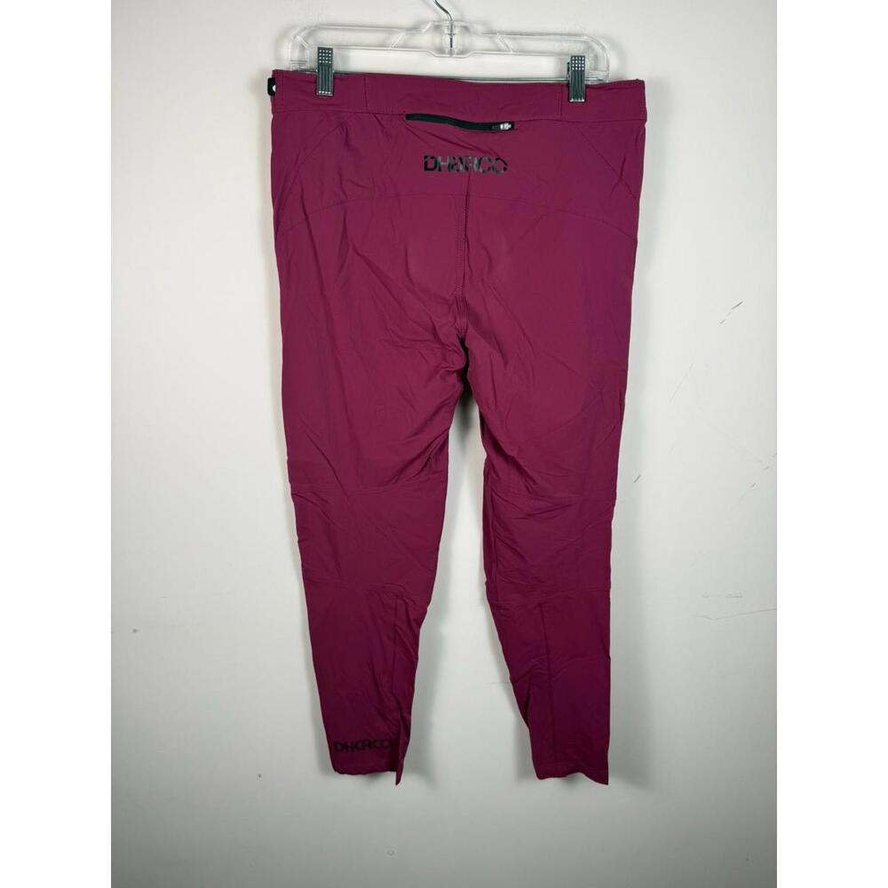 DHaRCO Gravity Mens Sz 32 Maroon MBX Mountain Bike Nylon Spandex Pants - Picture 2 of 5